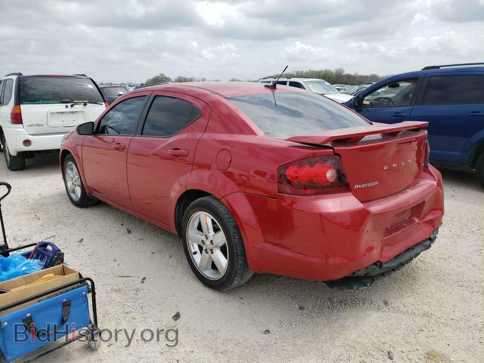 2013 DODGE AVENGER - VIN: 1C3CDZCB7DN557049 - Фото 3