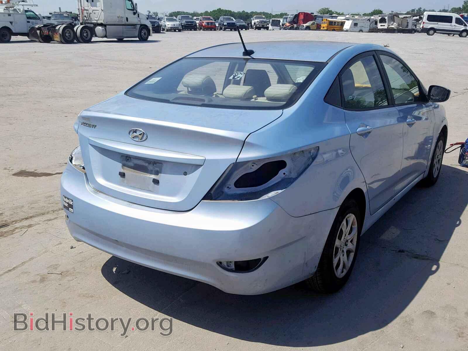 2012 HYUNDAI ACCENT - VIN: KMHCT4AE5CU188691 - Фото 4