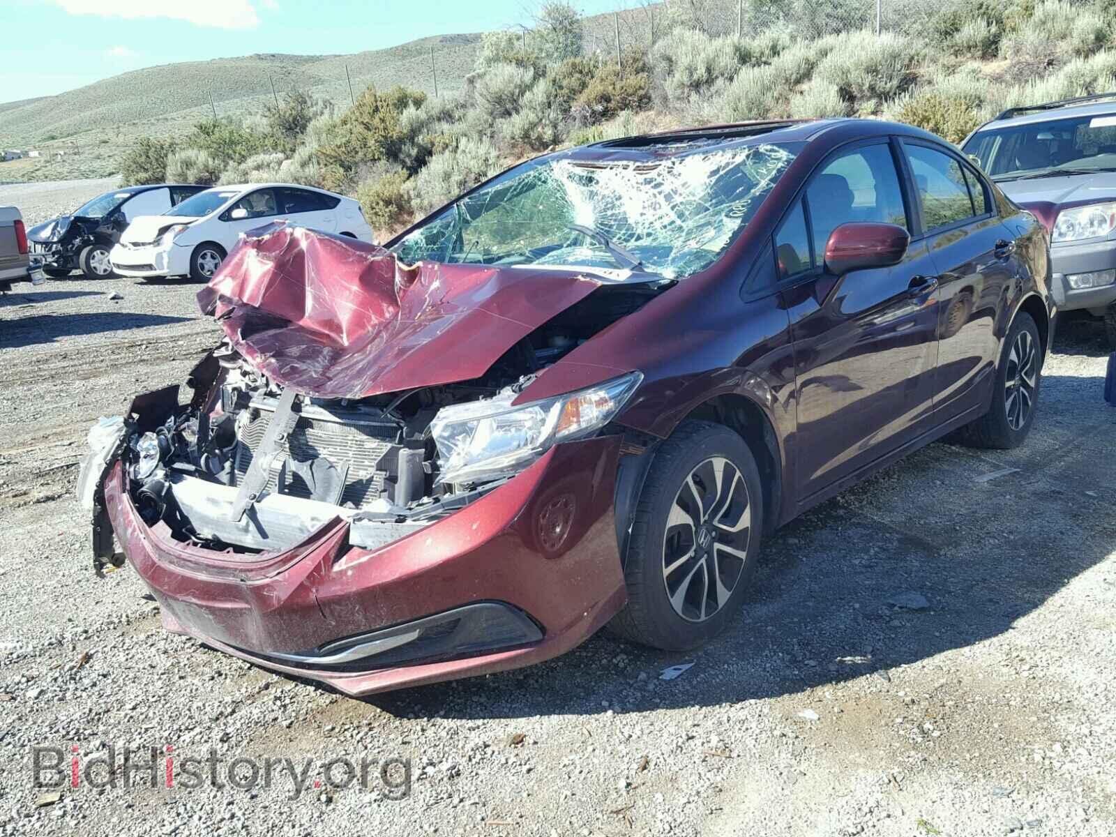2014 HONDA CIVIC - VIN: 19XFB2F83EE208675 - Фото 2
