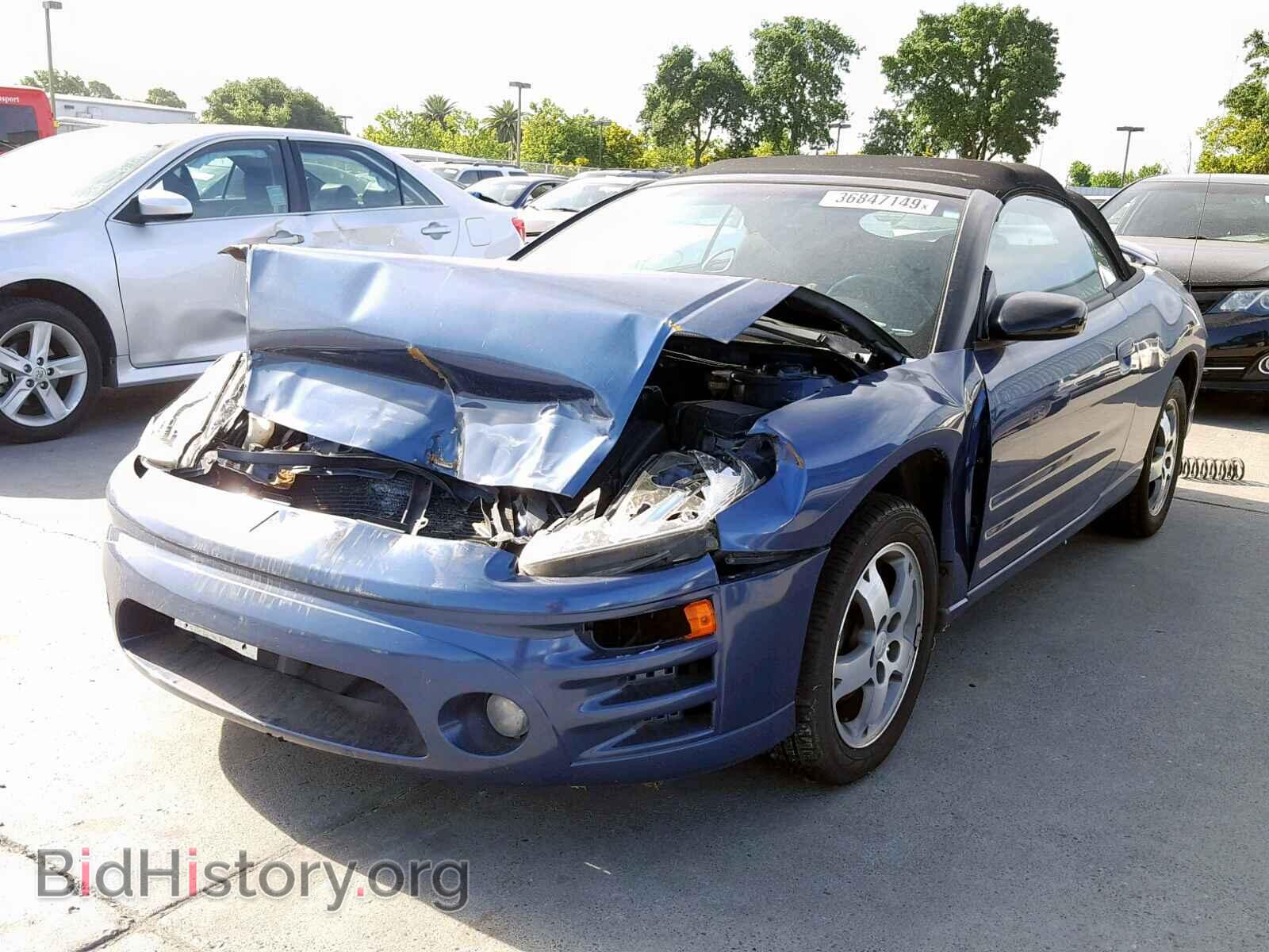 2003 MITSUBISHI ECLIPSE - VIN: 4A3AE45G83E022285 - Photo 2
