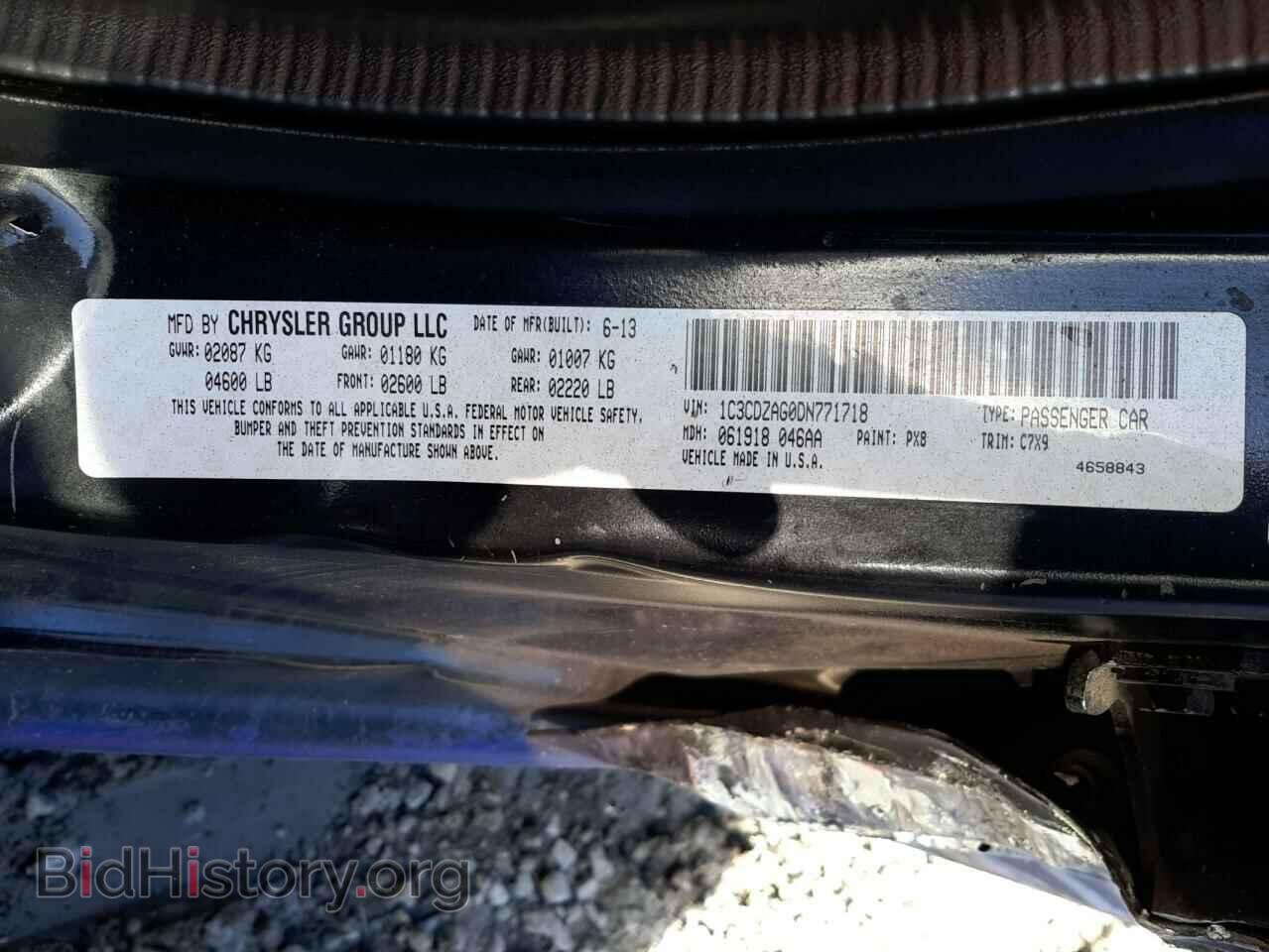 2013 DODGE AVENGER - VIN: 1C3CDZAG0DN771718 - Photo 10
