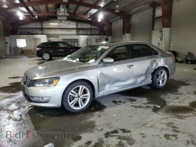 2014 Volkswagen PASSAT PASSAT SEL, silver — VIN 1VWCT7A37EC014552, Copart