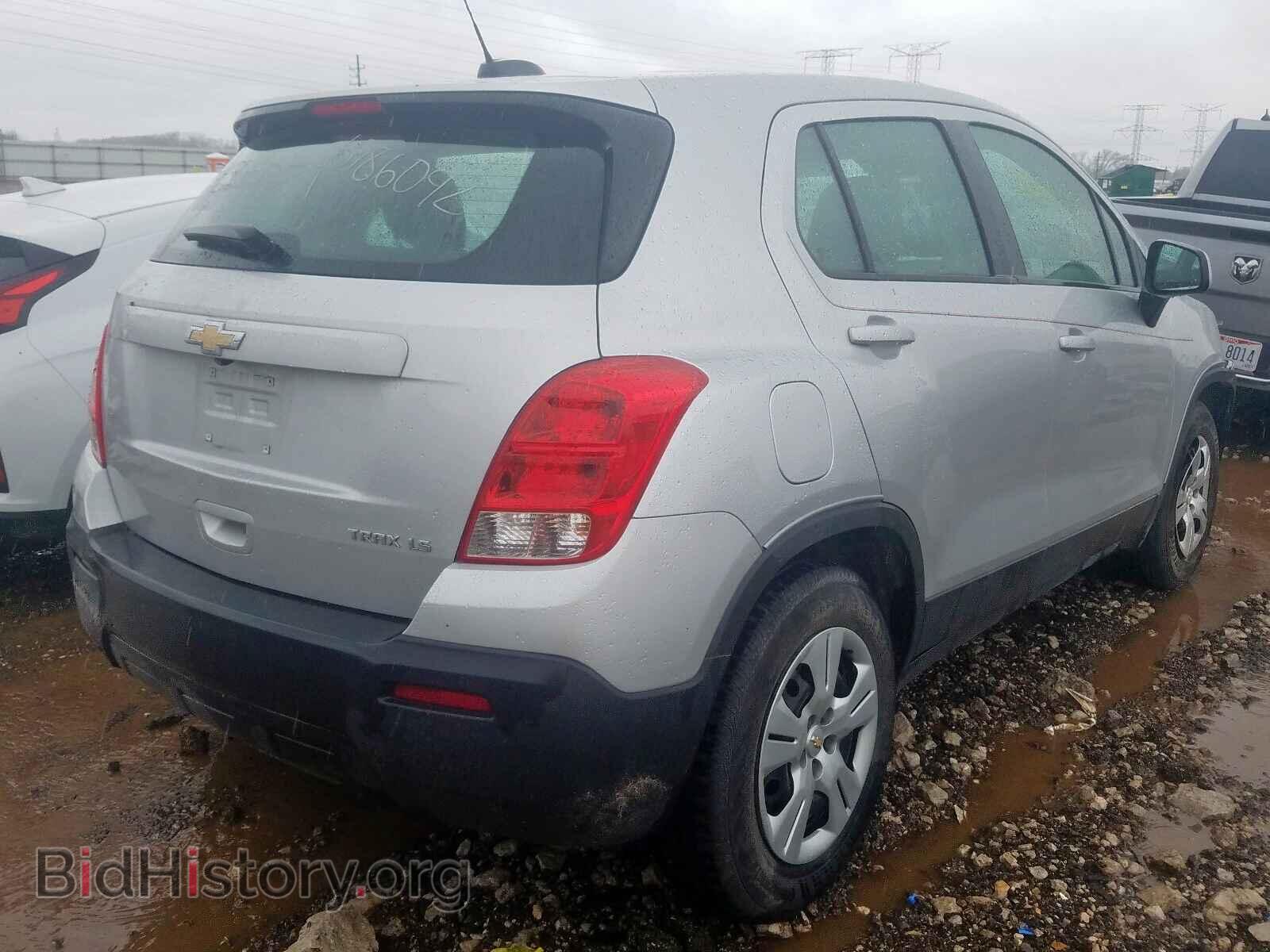 2016 CHEVROLET TRAX - VIN: 3GNCJKSB6GL127781 - Фото 4