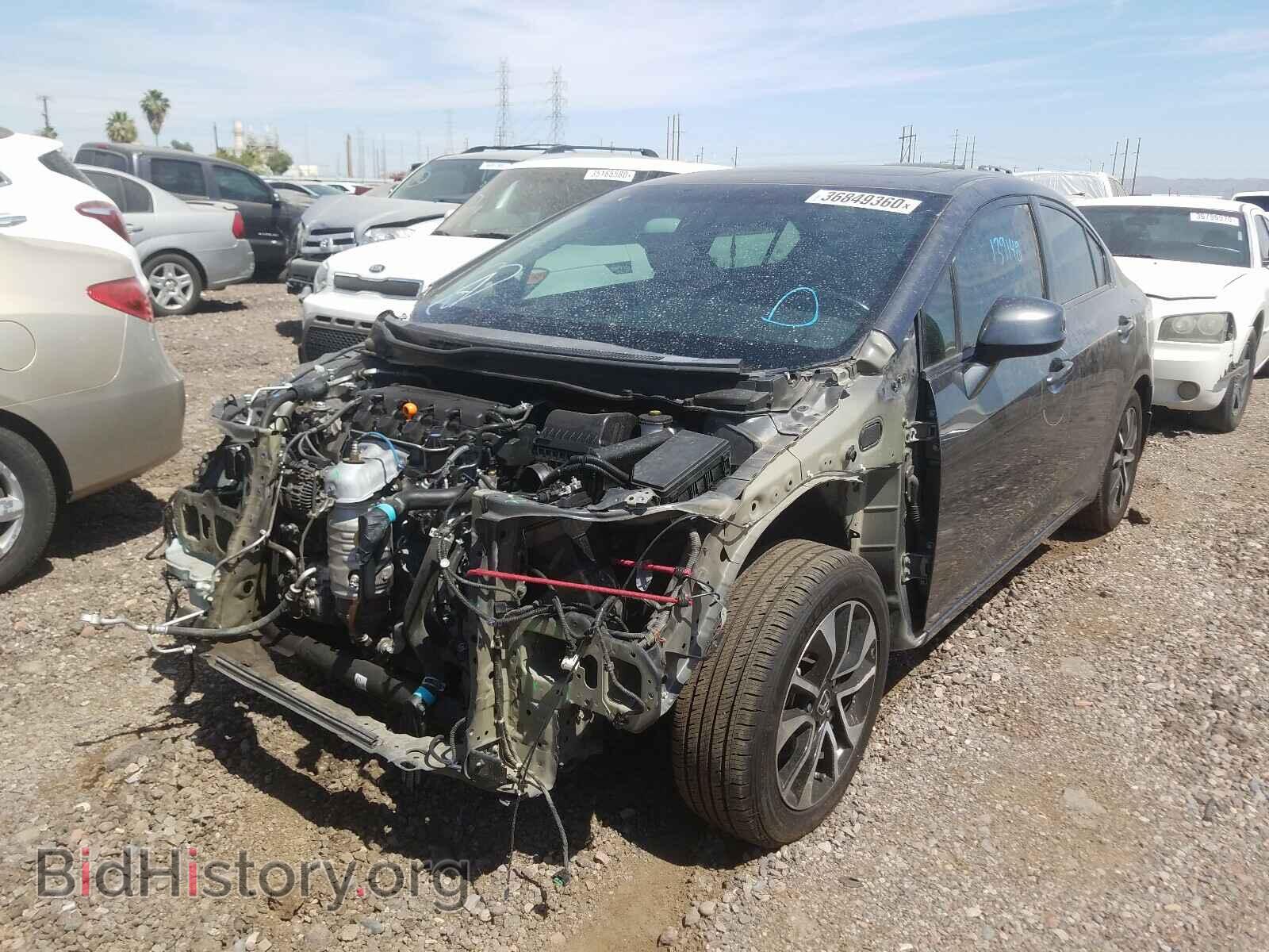 2013 HONDA CIVIC - VIN: 2HGFB2F93DH524493 - Фото 2