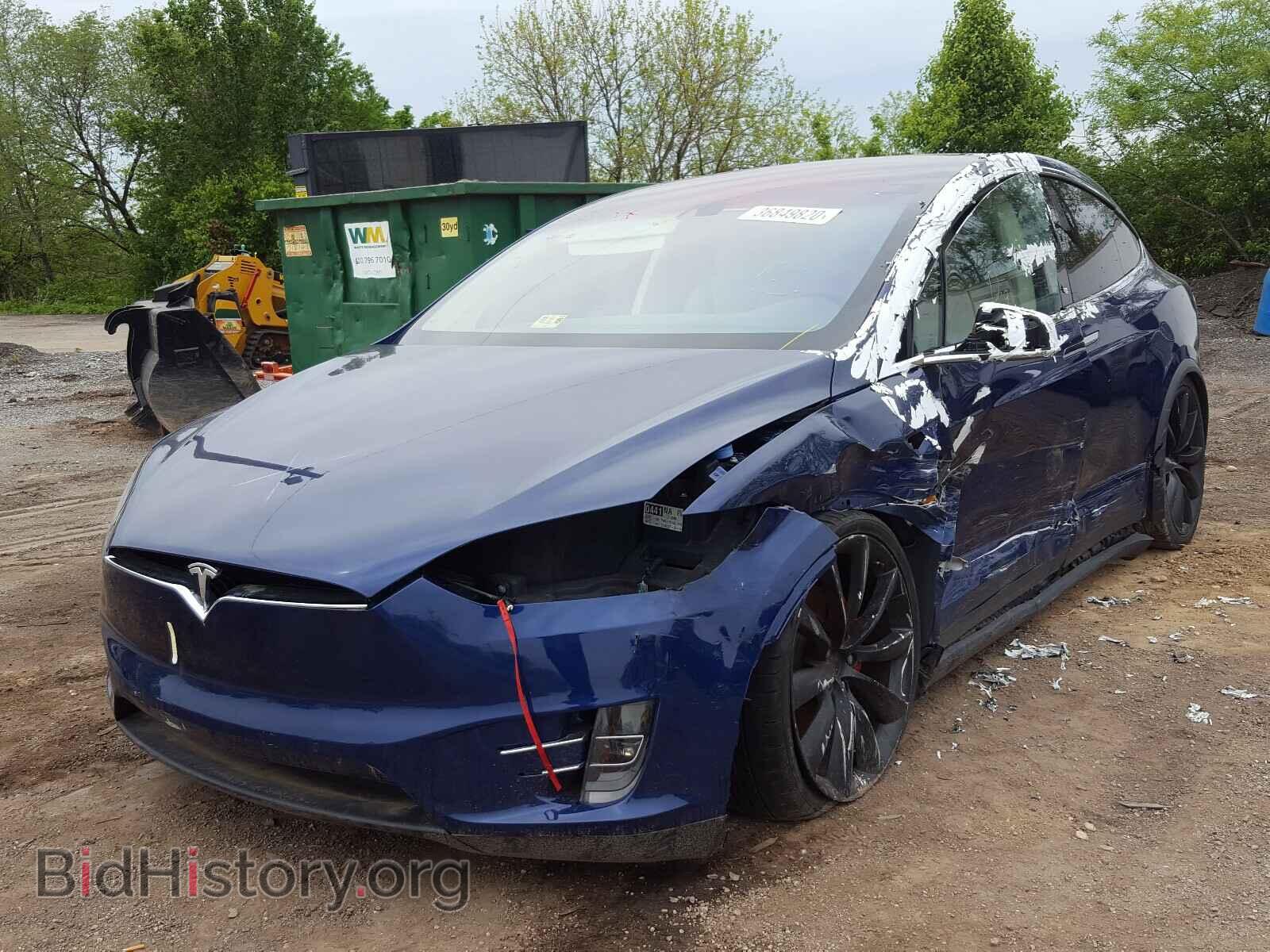 2016 TESLA MODEL X - VIN: 5YJXCBE42GF001482 - Фото 2
