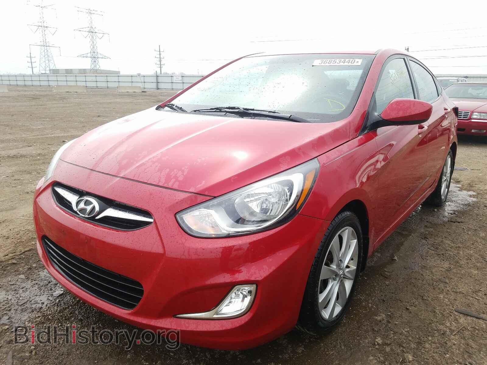 2013 HYUNDAI ACCENT - VIN: KMHCU4AE5DU381745 - Фото 2