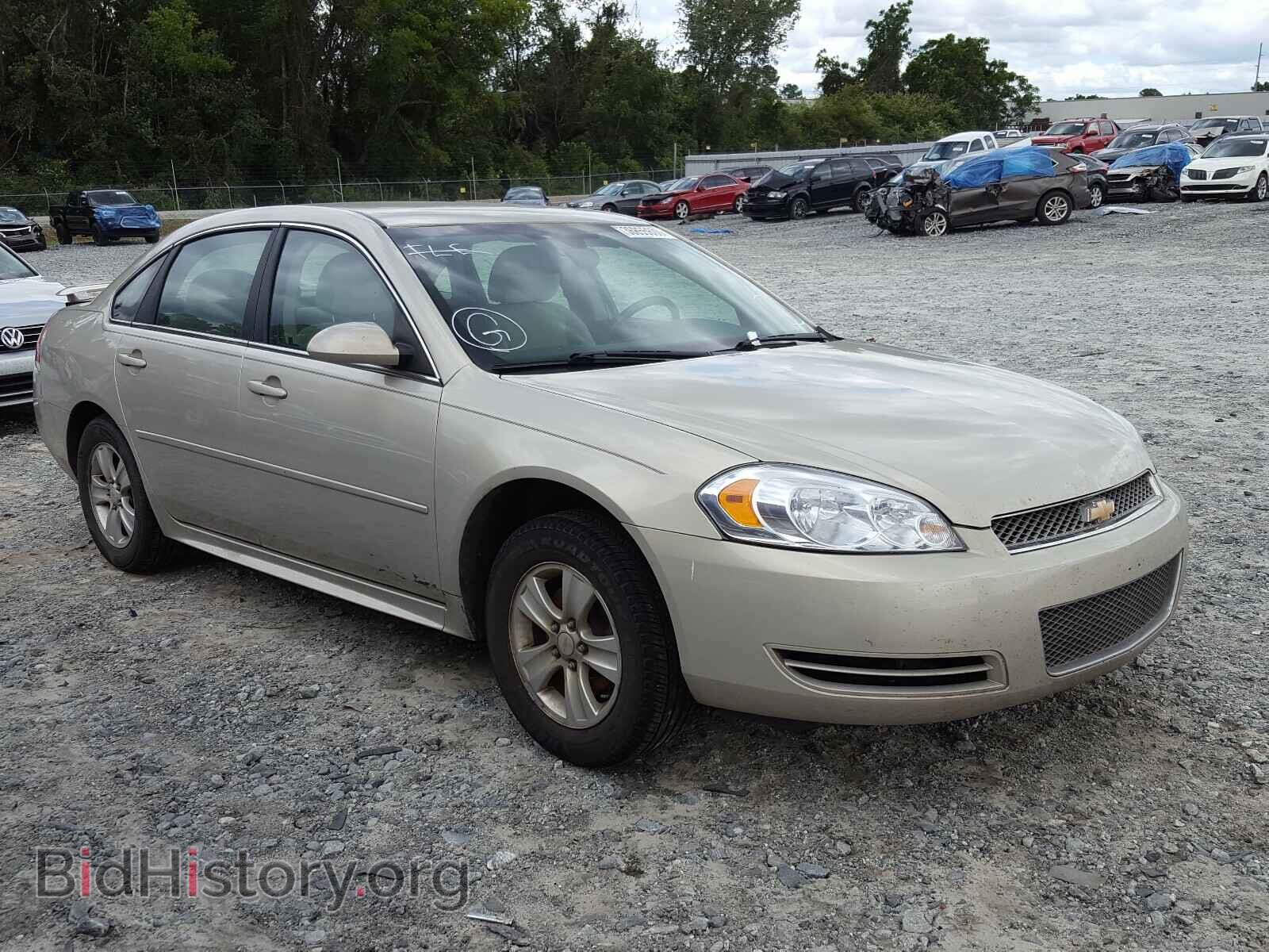 Фотография 2G1WF5E30C1258657 - CHEVROLET IMPALA 2012
