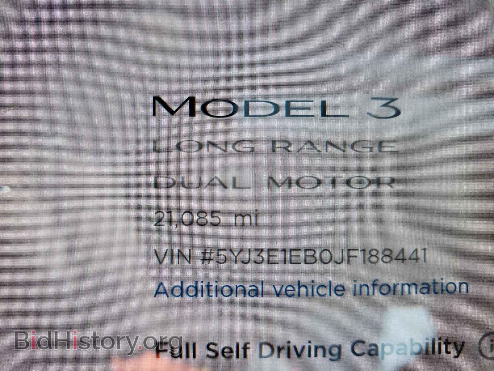 2018 TESLA MODEL 3 - VIN: 5YJ3E1EB0JF188441 - Фото 8