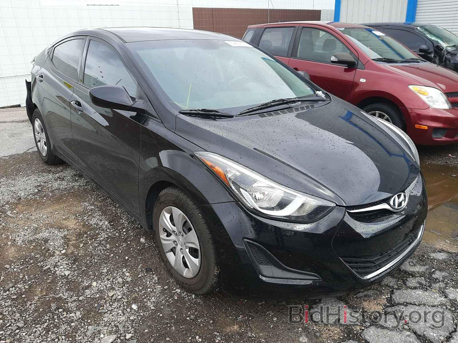 Фотография 5NPDH4AE6GH747837 - HYUNDAI ELANTRA 2016