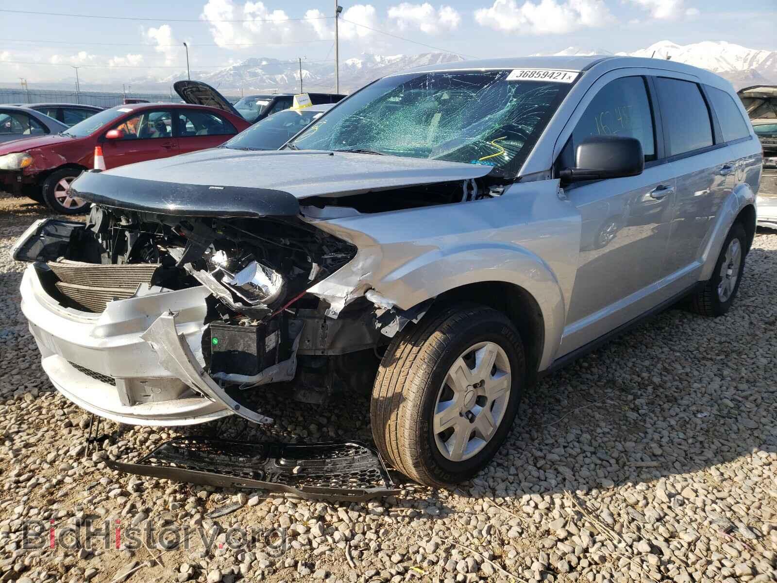 2012 DODGE JOURNEY - VIN: 3C4PDCAB9CT389720 - Фото 2
