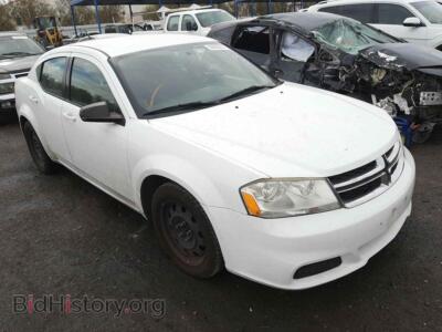 2011 Dodge AVENGER Avenger EX, белый — VIN 1B3BD4FB8BN590730, Copart