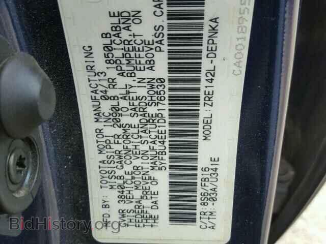 2013 TOYOTA COROLLA - VIN: 5YFBU4EE1DP176530 - Фото 9