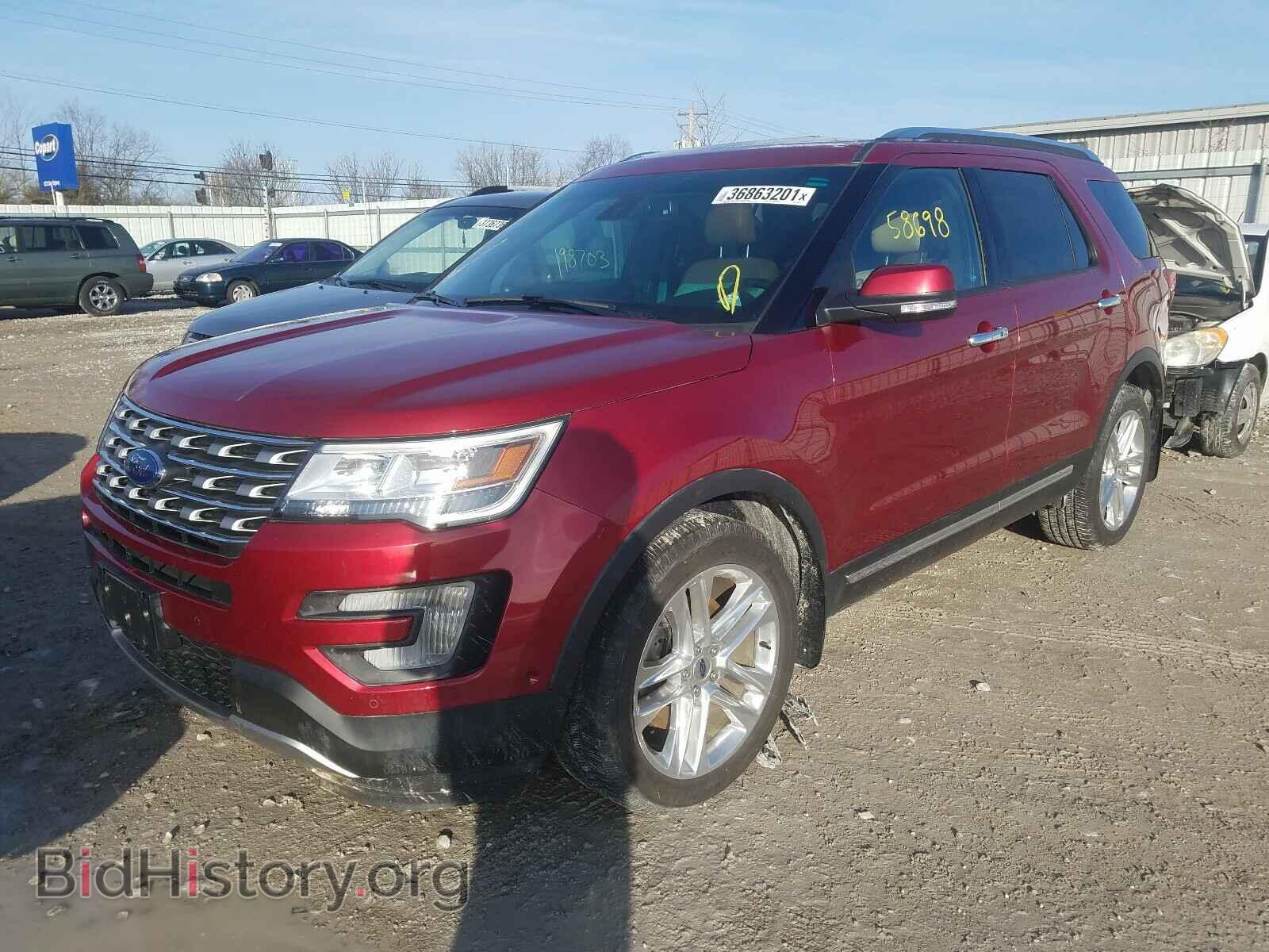 2016 FORD EXPLORER - VIN: 1FM5K8F82GGD24317 - Фото 2