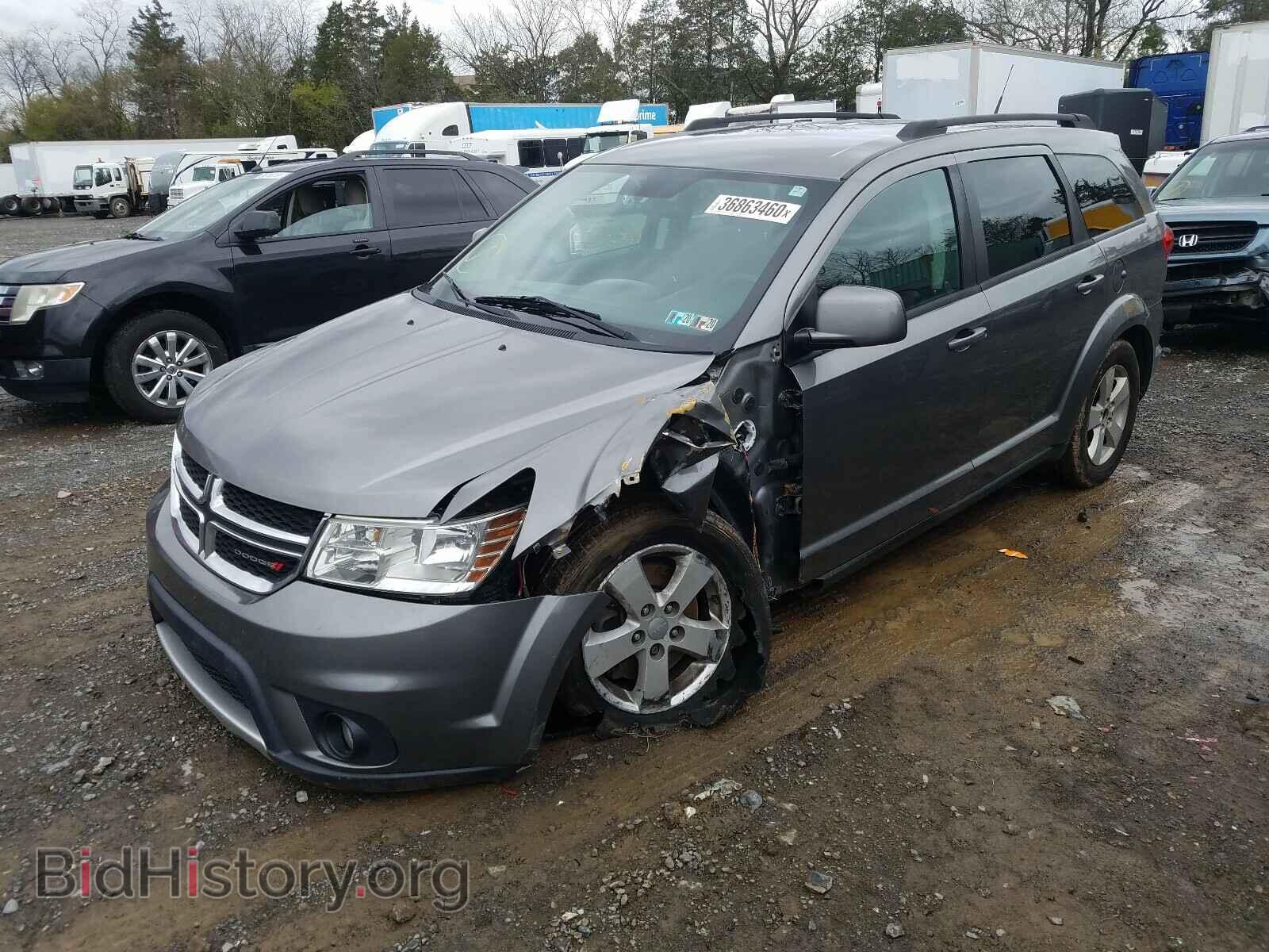 2012 DODGE JOURNEY - VIN: 3C4PDDBG0CT396541 - Фото 2