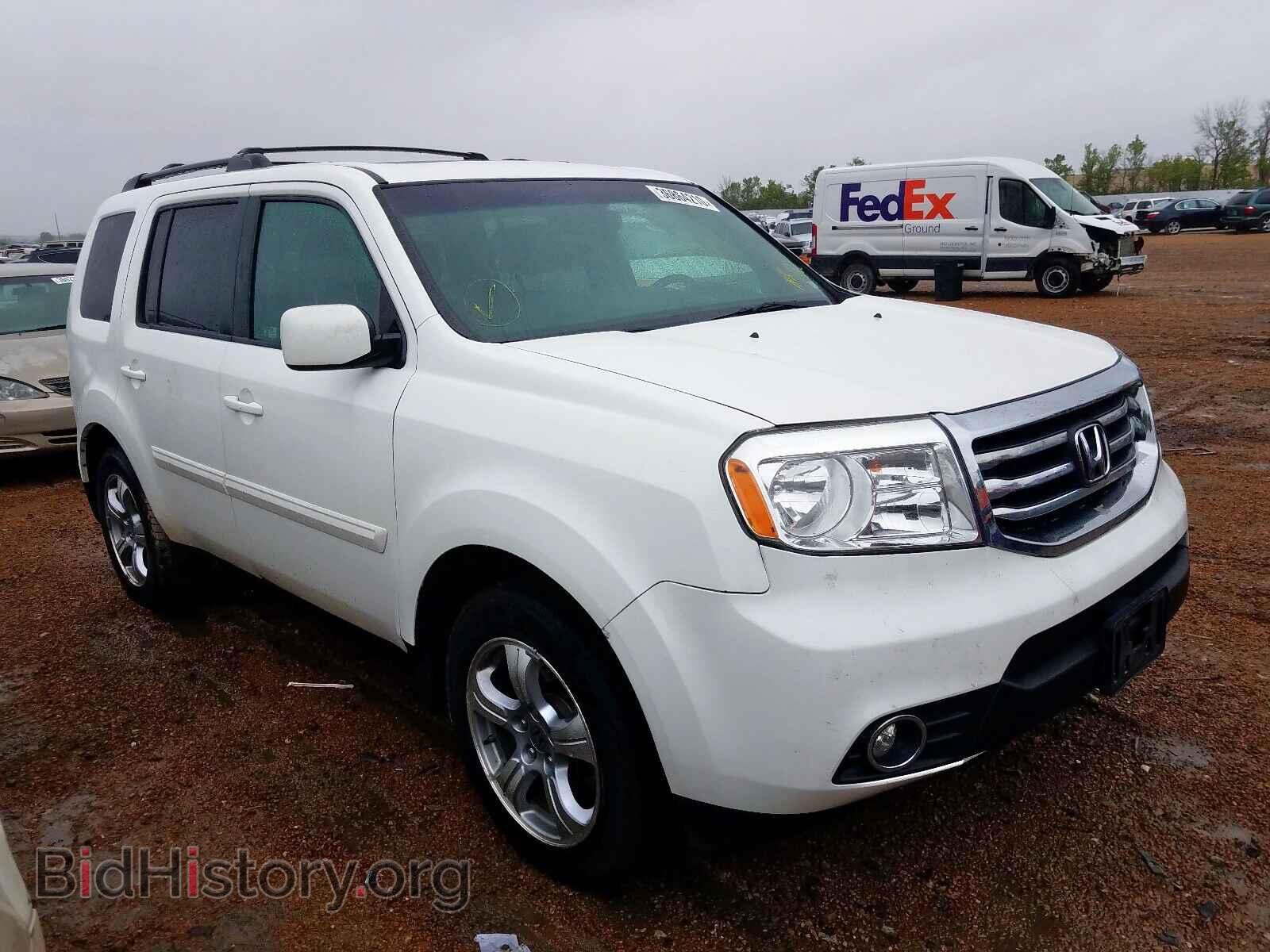 Photo 5FNYF4H70CB010723 - HONDA PILOT 2012