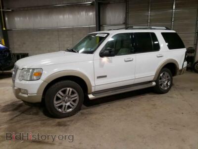 2007 Ford EXPLORER Explorer E, белый — VIN 1FMEU74E47UA53730, Copart