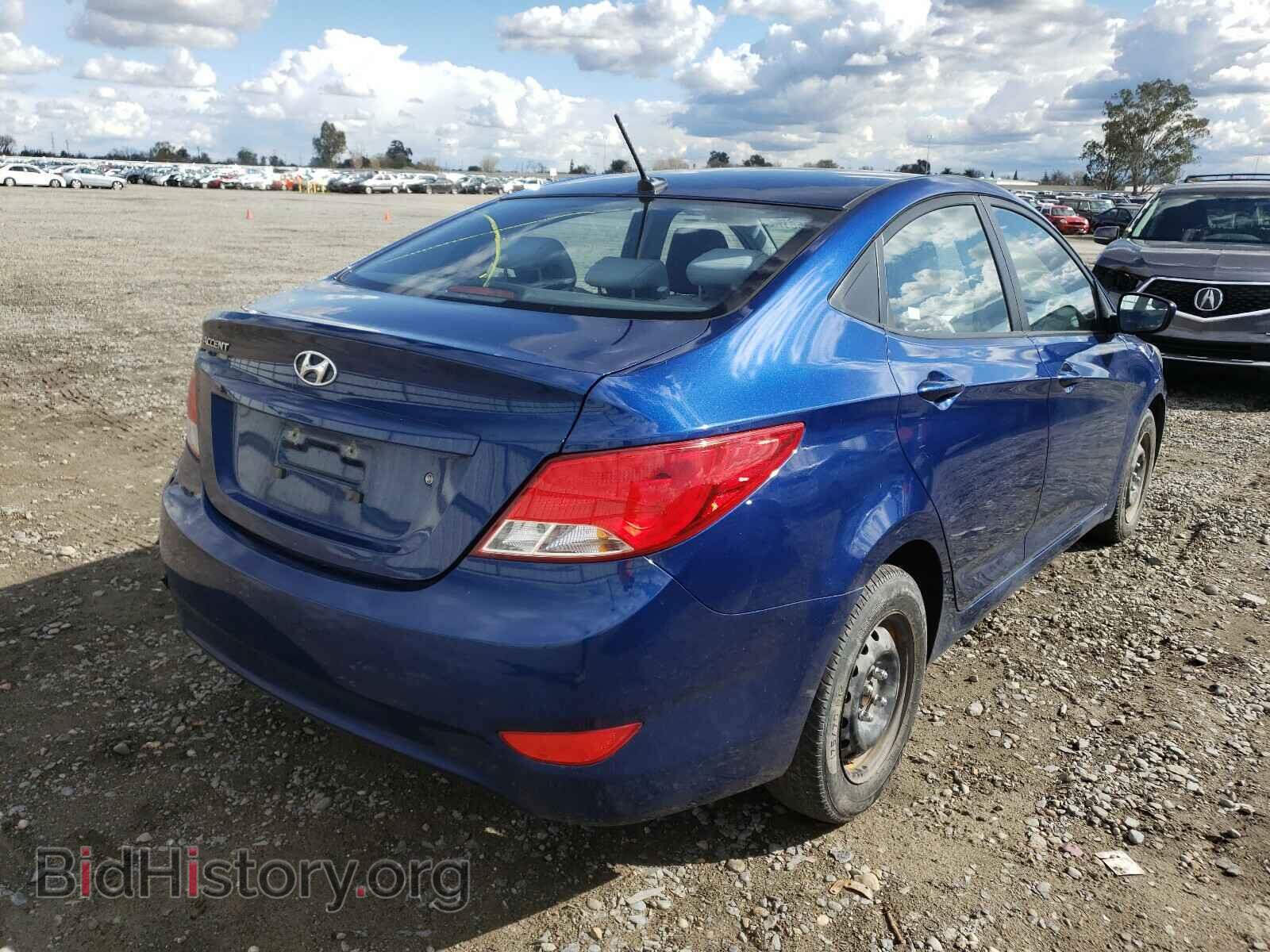 2015 HYUNDAI ACCENT - VIN: KMHCT4AE9FU932524 - Фото 4
