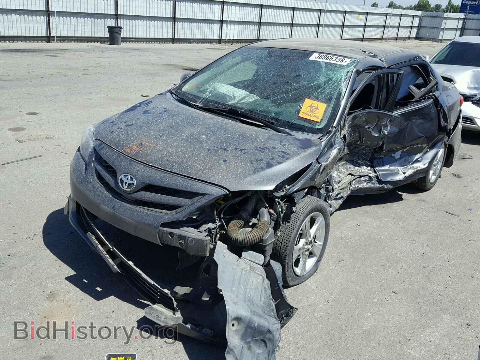 2013 TOYOTA COROLLA BA - VIN: 2T1BU4EE4DC086417 - Фото 2