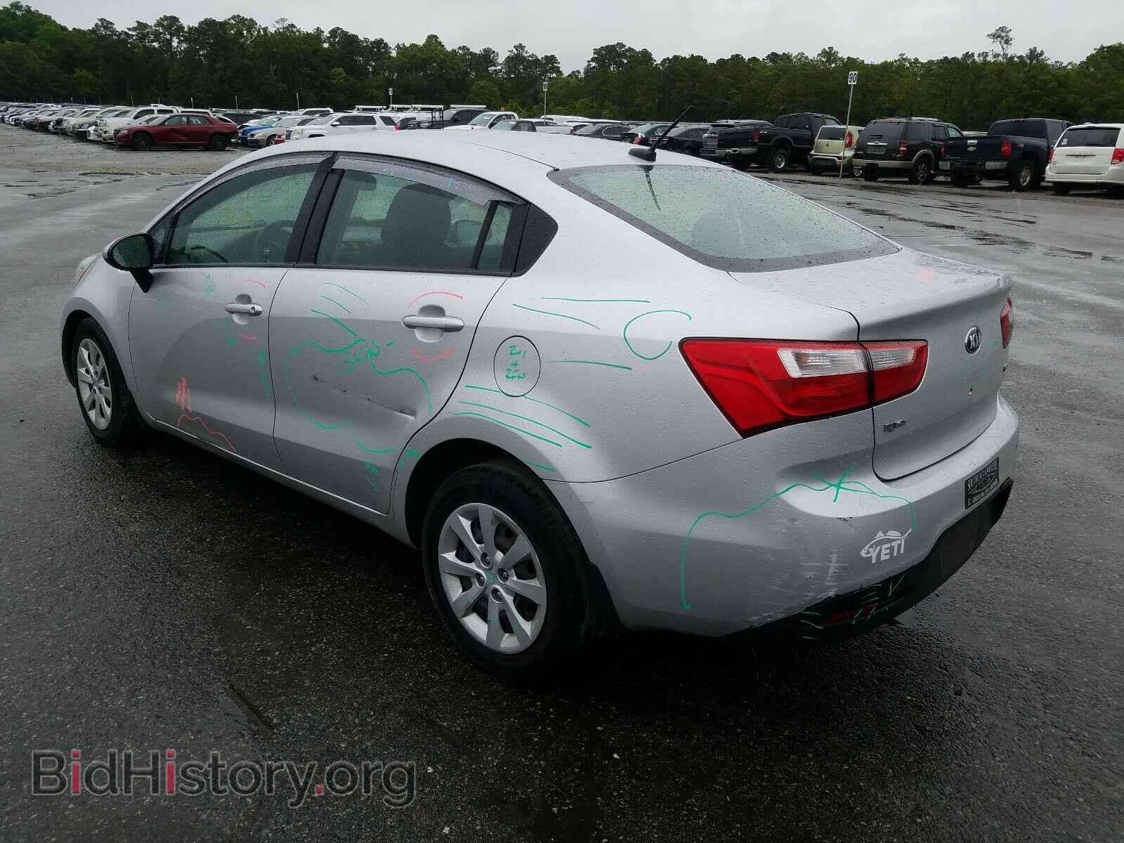 2014 KIA RIO - VIN: KNADM4A33E6377901 - Фото 3