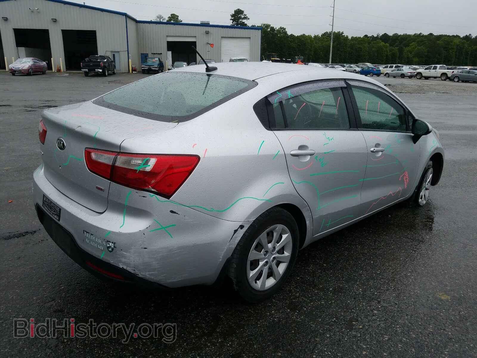 2014 KIA RIO - VIN: KNADM4A33E6377901 - Фото 4