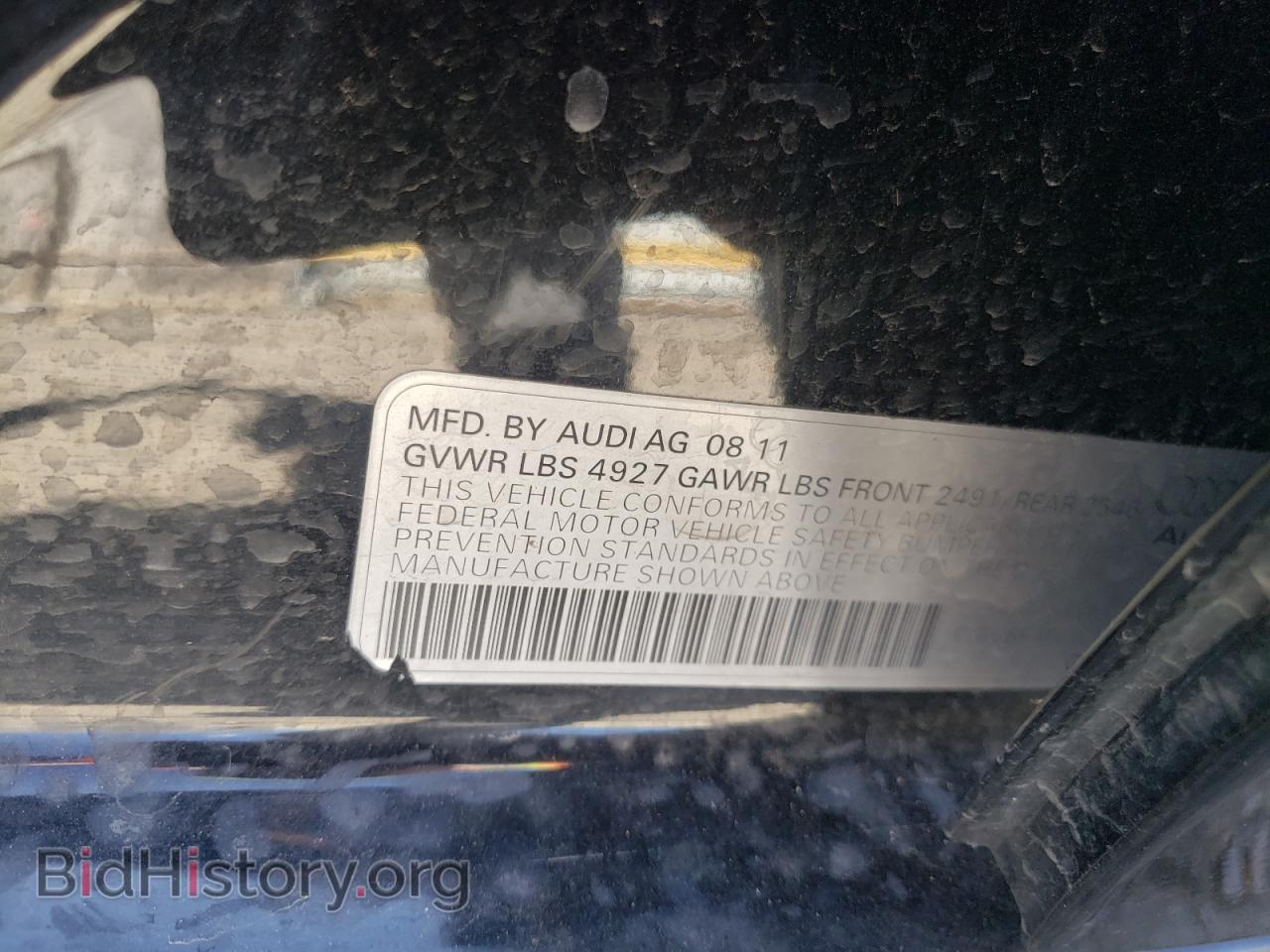 2012 AUDI A4 - VIN: WAUBFAFL1CN007025 - Photo 10