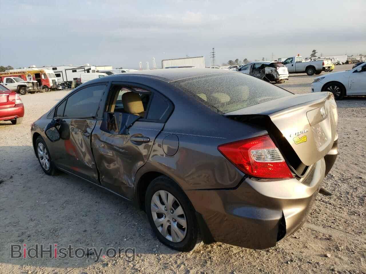 2012 HONDA CIVIC - VIN: 2HGFB2F52CH545427 - Фото 2