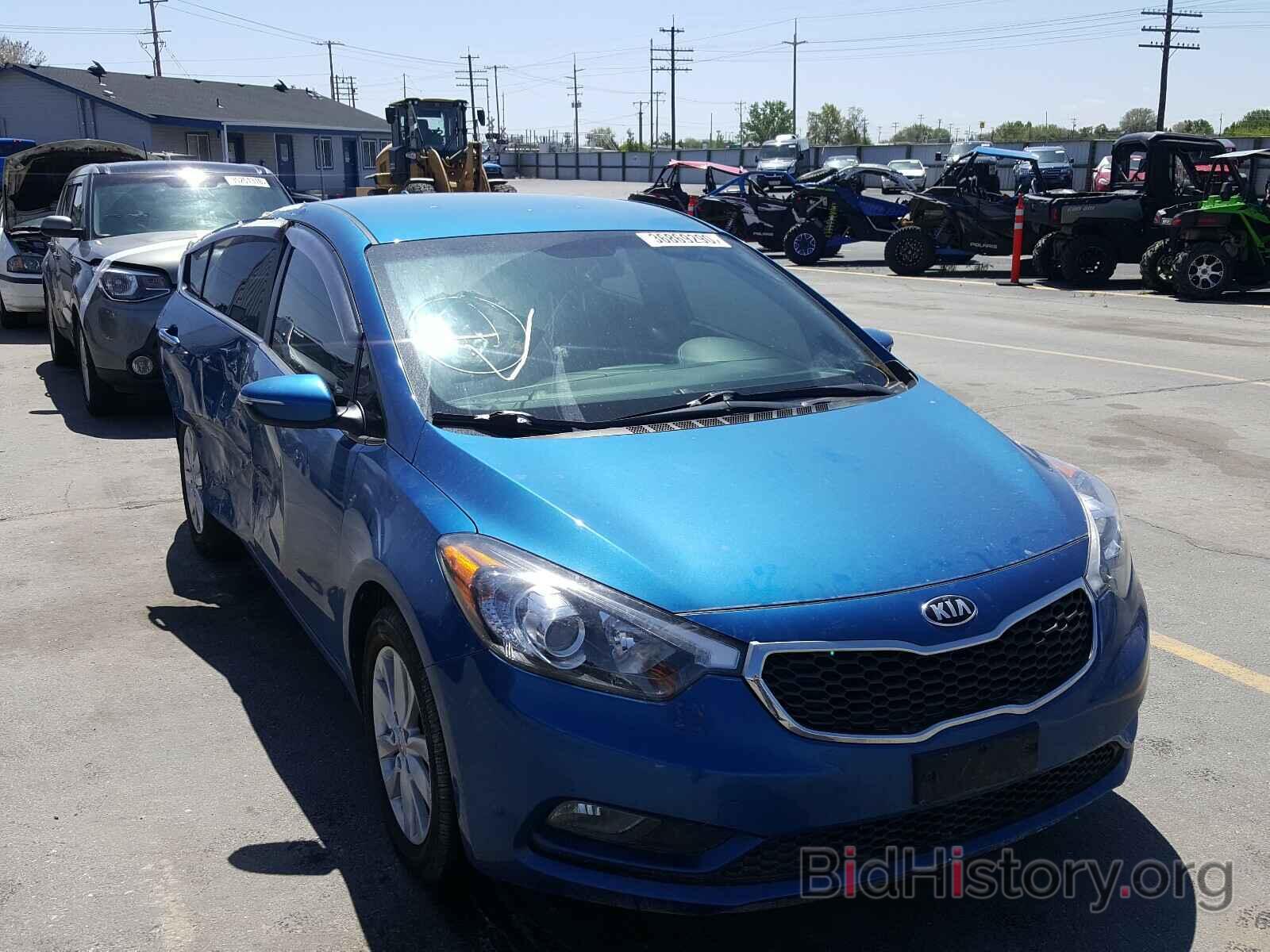 Photo KNAFX4A8XE5229634 - KIA FORTE 2014