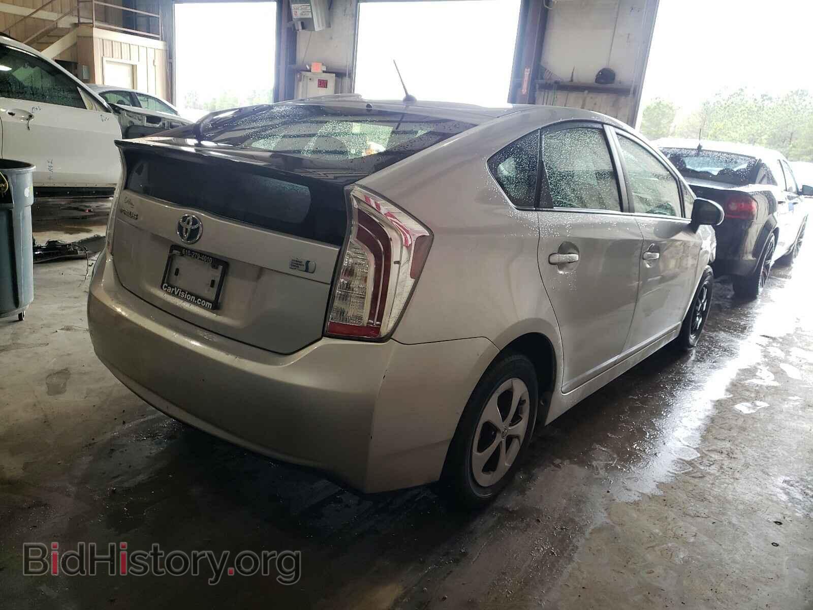 2014 TOYOTA PRIUS - VIN: JTDKN3DU8E1735951 - Фото 4
