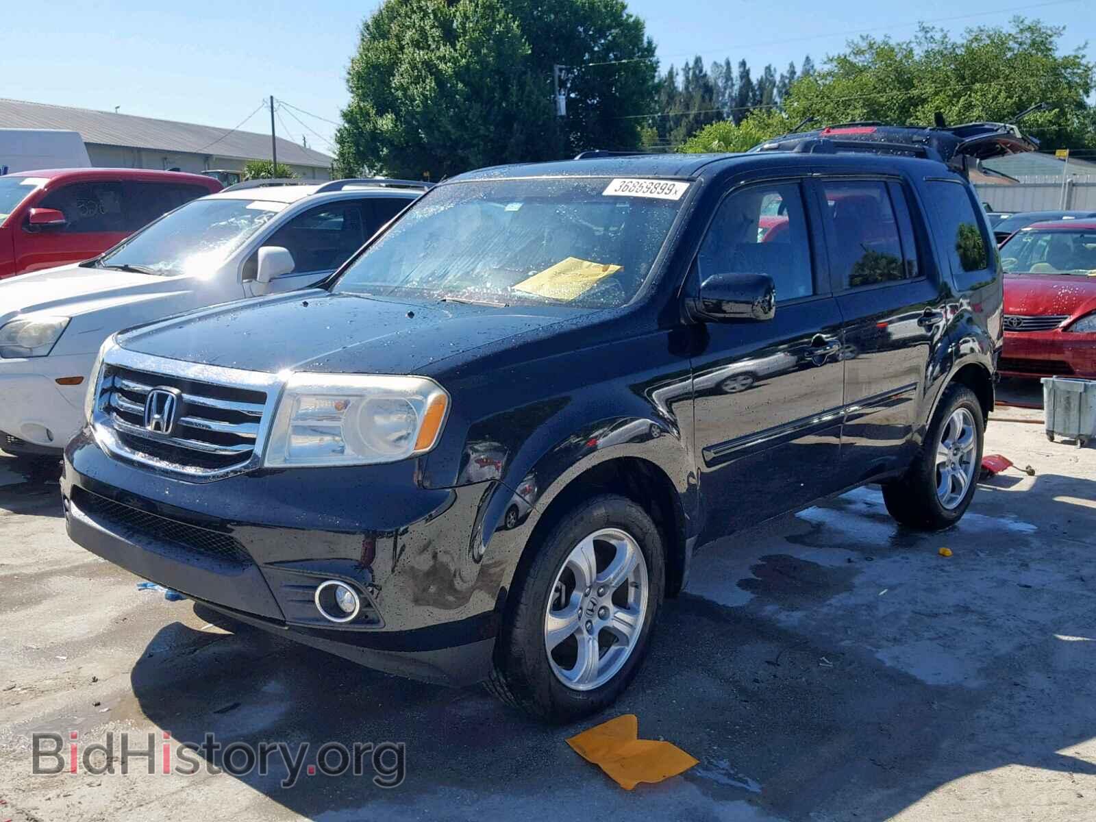 2012 HONDA PILOT EXL - VIN: 5FNYF3H52CB010957 - Фото 2
