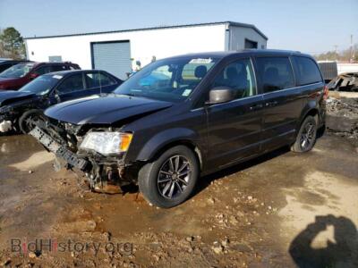 2016 Dodge CARAVAN Grand Cara, темно-серый — VIN 2C4RDGCG4GR357873, Copart