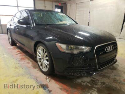 2013 Audi A6 A6 Premium, black — VIN WAUGFAFC3DN006207, Copart