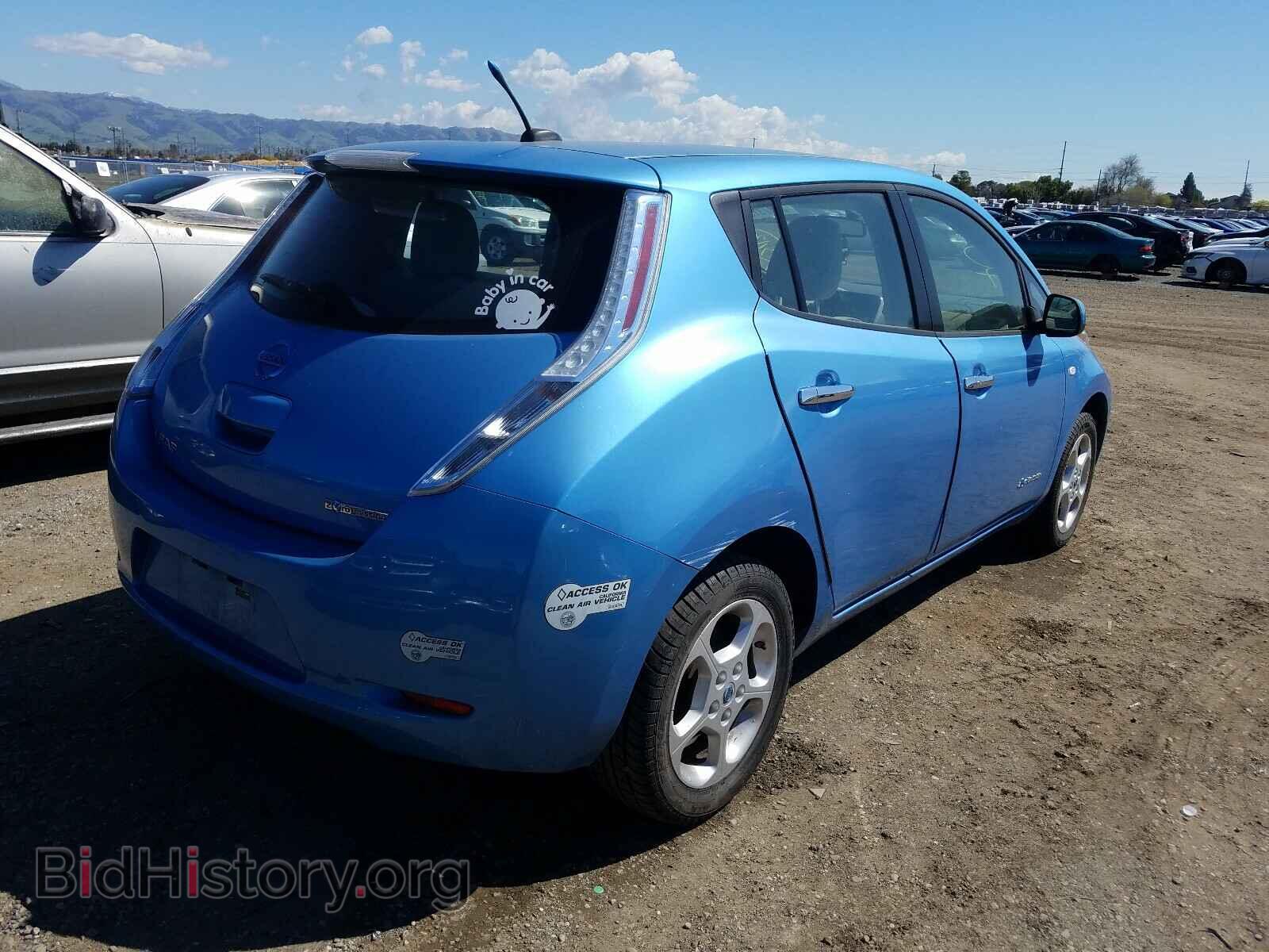 2011 NISSAN LEAF - VIN: JN1AZ0CP4BT007783 - Фото 4