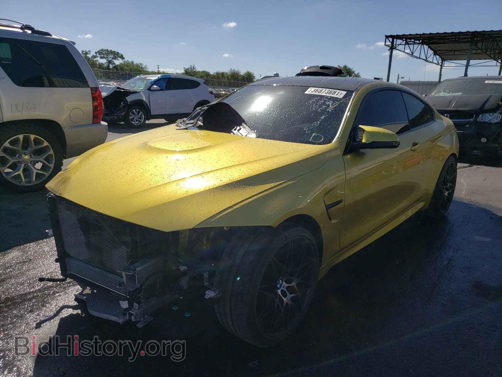 2018 BMW M4 - VIN: WBS4Y9C5XJAC87943 - Фото 2