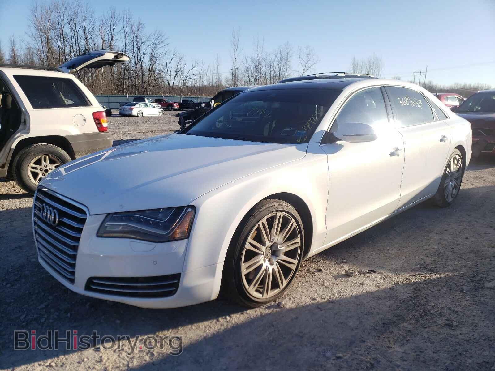 2011 AUDI A8 - VIN: WAURVAFDXBN005833 - Фото 2