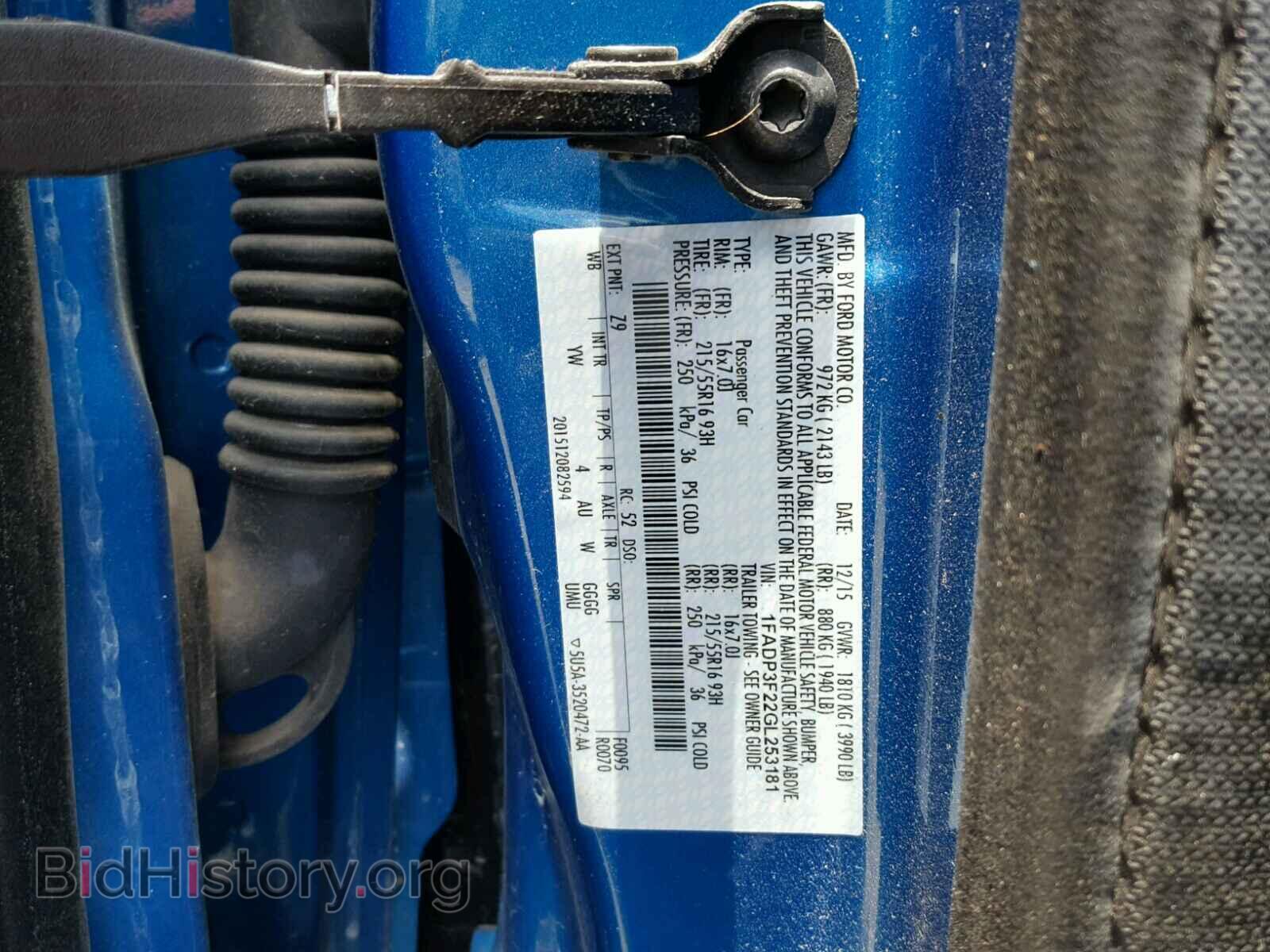 2016 FORD FOCUS - VIN: 1FADP3F22GL253181 - Photo 10