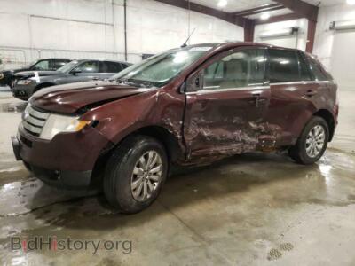2009 Ford EDGE Limited, burgundy — VIN 2FMDK49C79BA40616, Copart