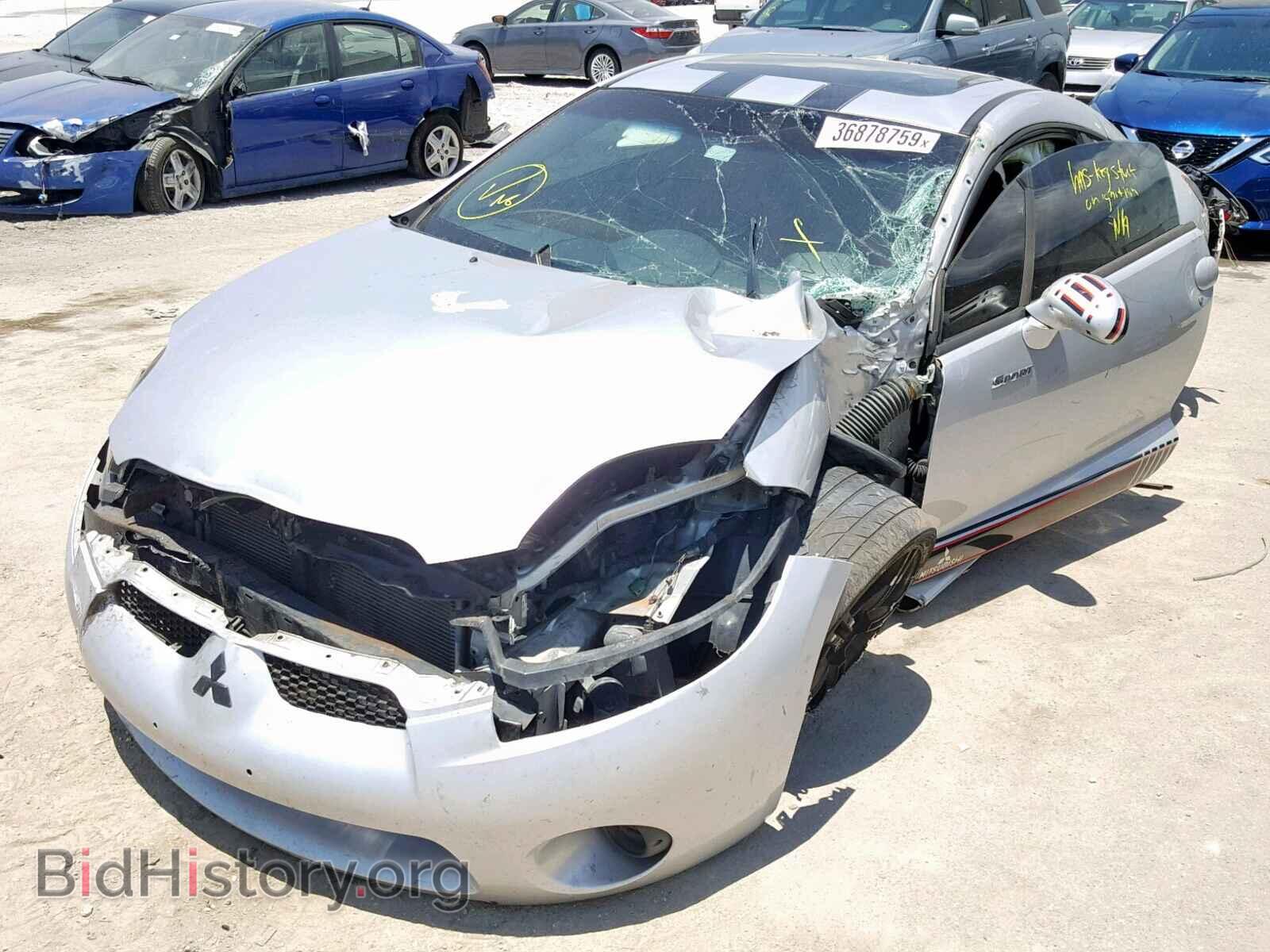 2007 MITSUBISHI ECLIPSE - VIN: 4A3AK24F57E036351 - Фото 2