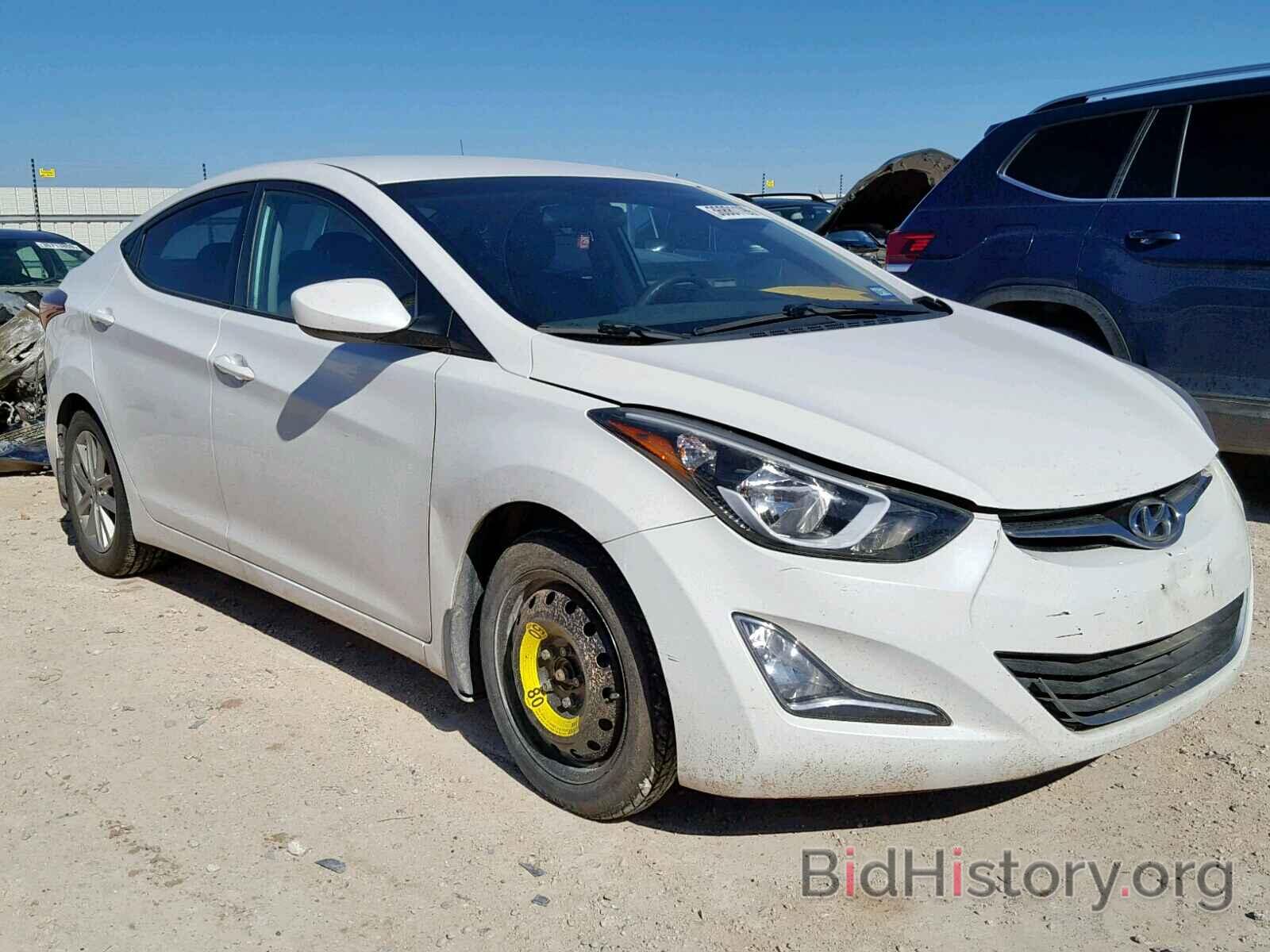 Photo 5NPDH4AE8GH667777 - HYUNDAI ELANTRA 2016