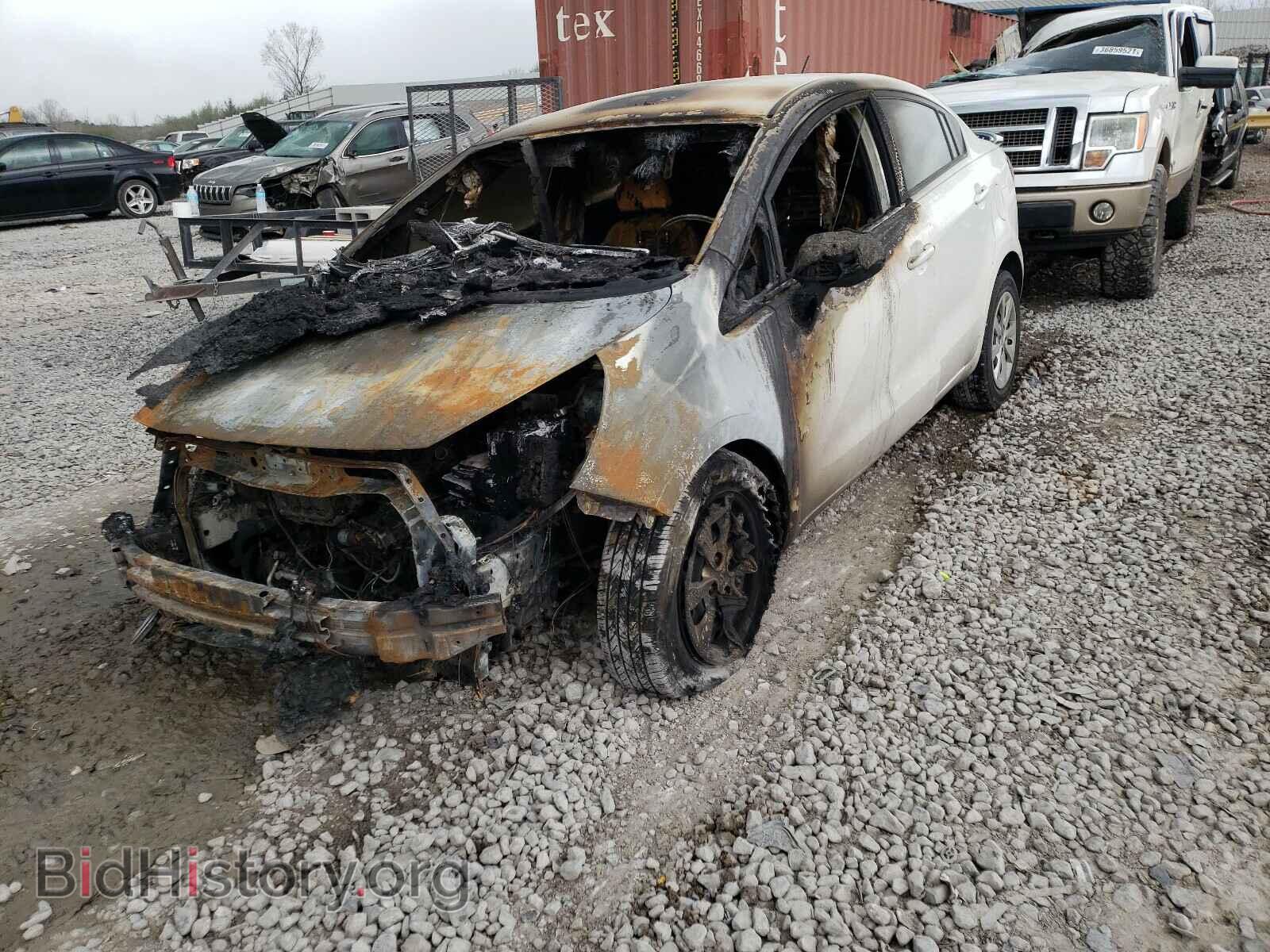 2015 KIA RIO - VIN: KNADM4A37F6519846 - Фото 2