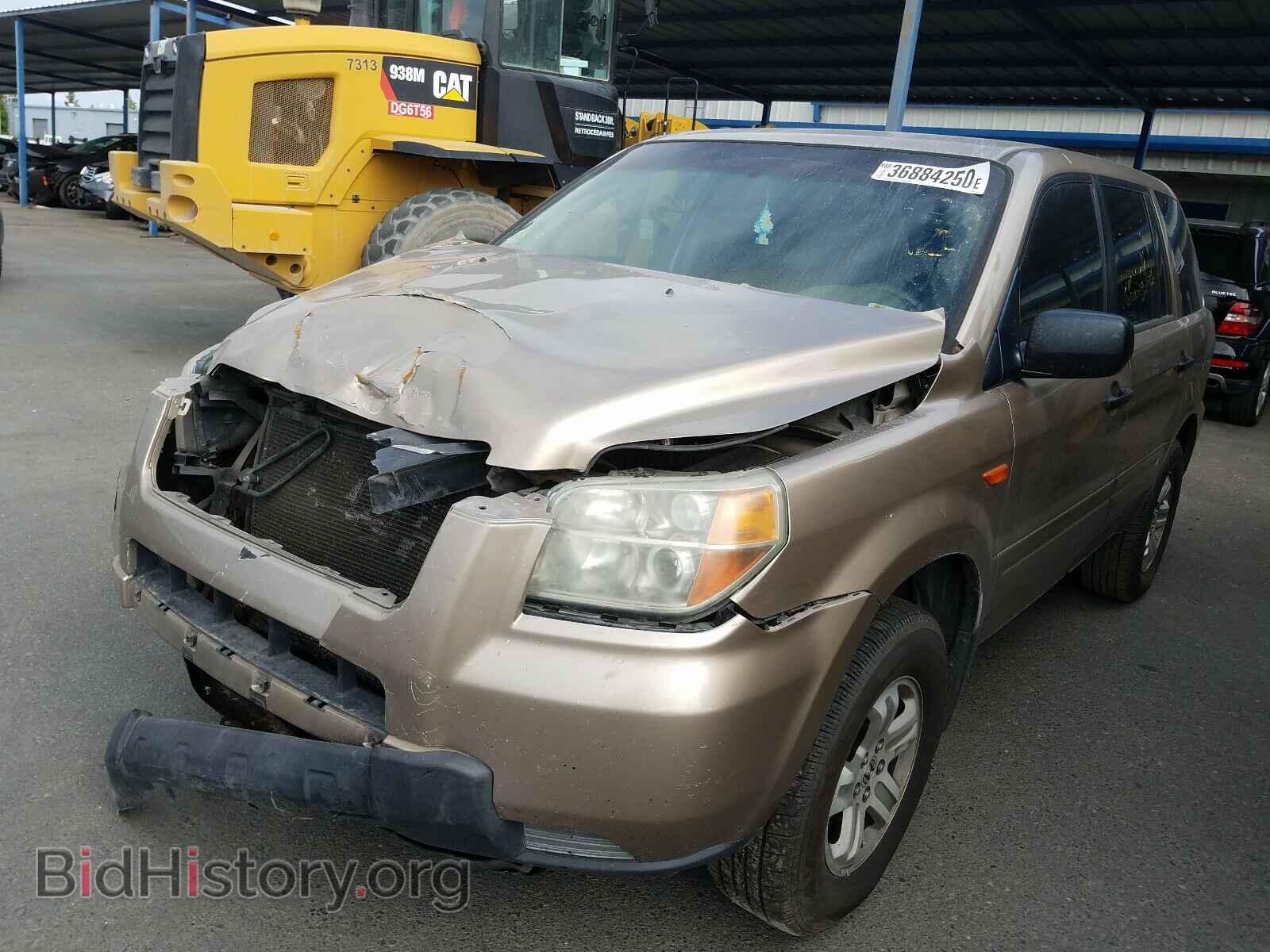 2006 HONDA PILOT - VIN: 5FNYF28136B022000 - Фото 2