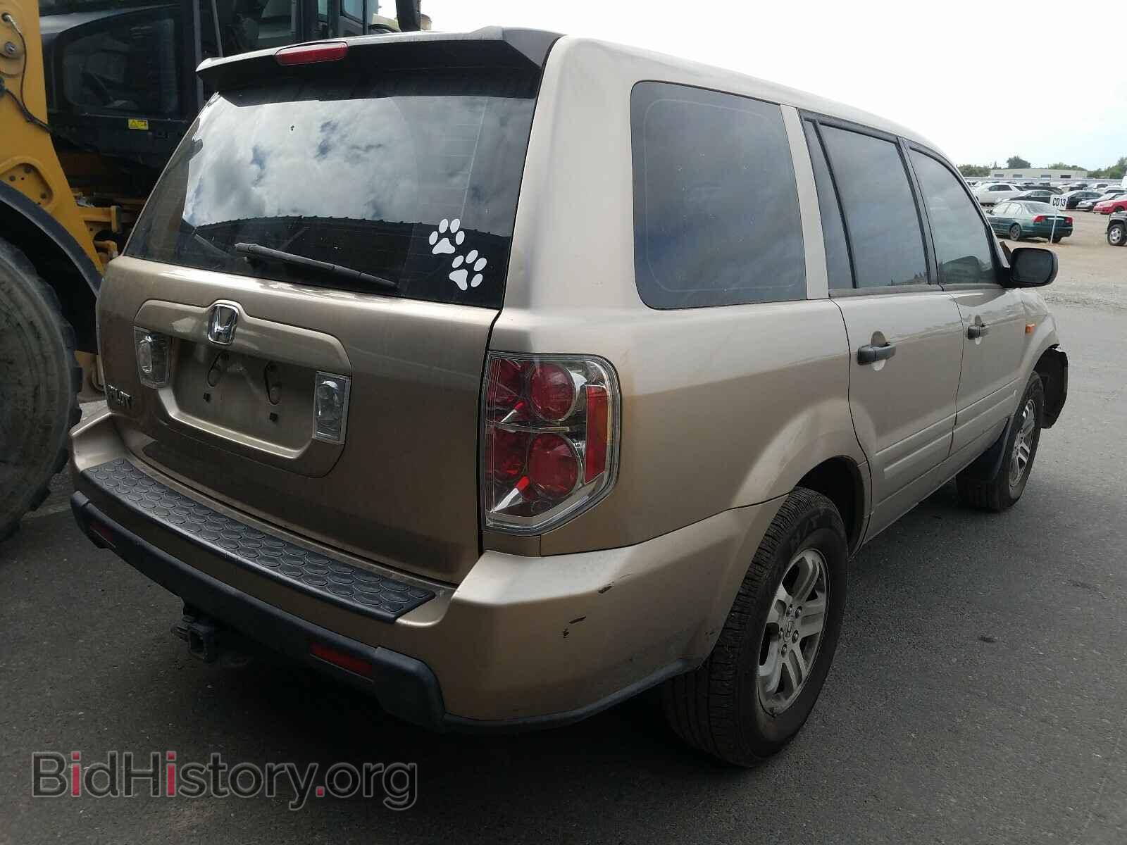 2006 HONDA PILOT - VIN: 5FNYF28136B022000 - Фото 4