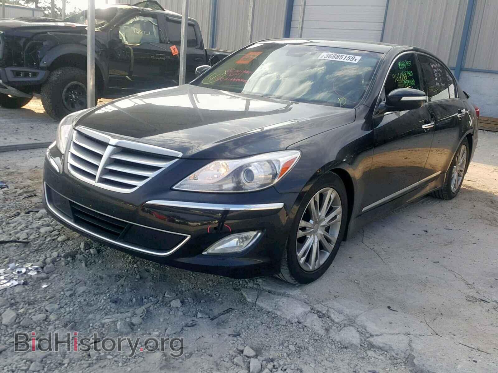2012 HYUNDAI GENESIS - VIN: KMHGC4DF8CU165766 - Фото 2