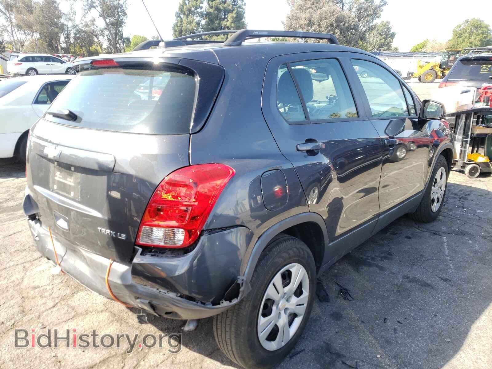 2016 CHEVROLET TRAX - VIN: 3GNCJKSB9GL263175 - Фото 4
