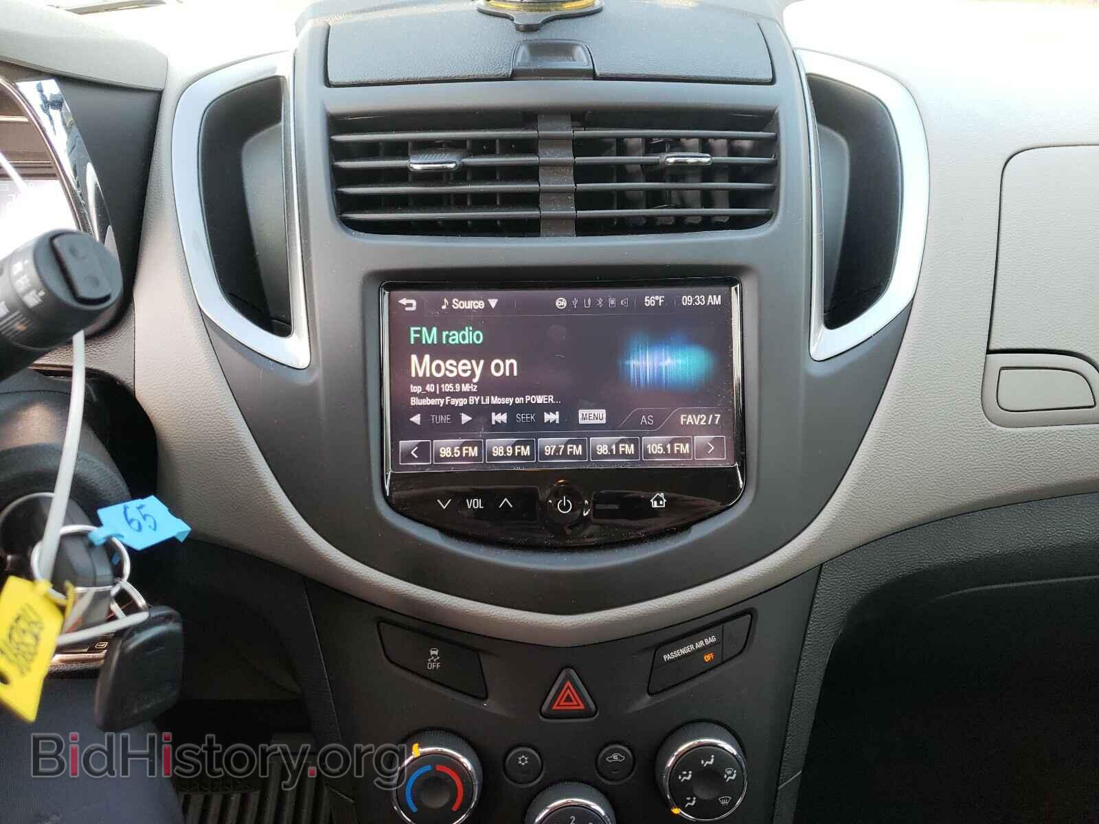 2016 CHEVROLET TRAX - VIN: 3GNCJKSB9GL263175 - Фото 9