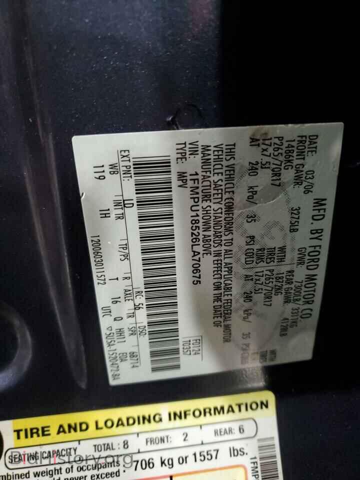 2006 FORD EXPEDITION - VIN: 1FMPU18526LA70675 - Фото 13
