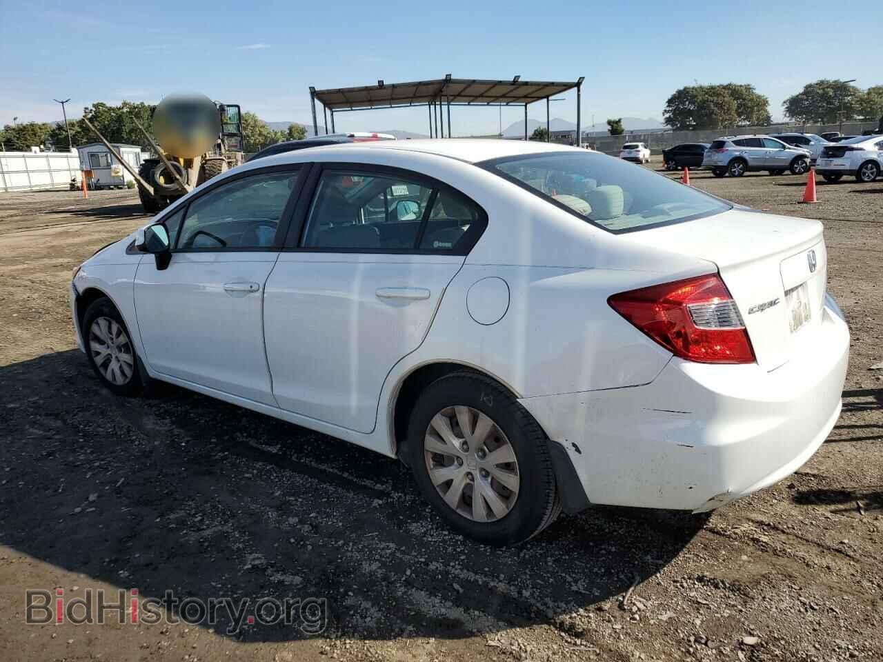 2012 HONDA CIVIC - VIN: 2HGFB2F58CH521018 - Фото 2