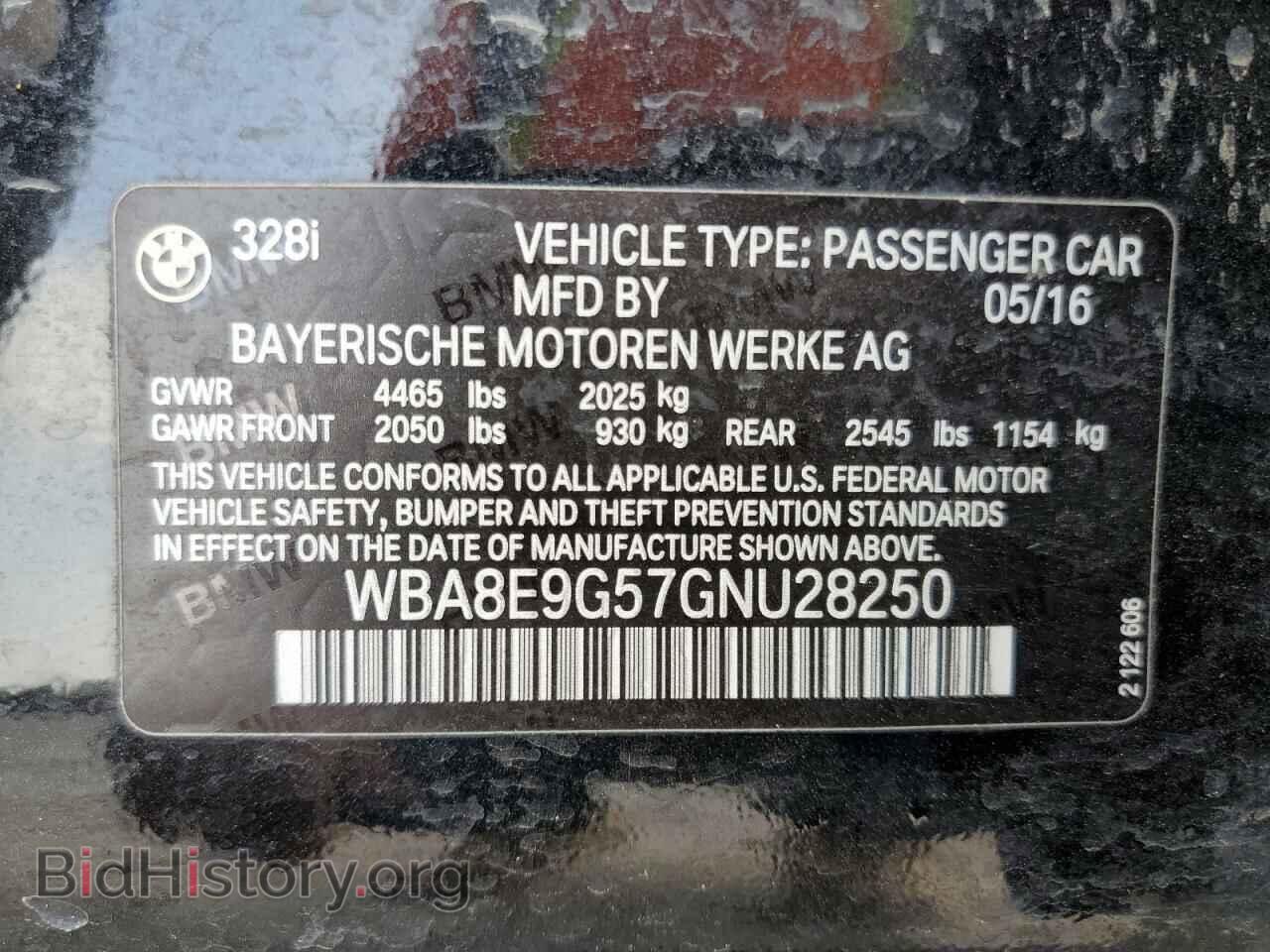 2016 BMW 3 SERIES - VIN: WBA8E9G57GNU28250 - Фото 13