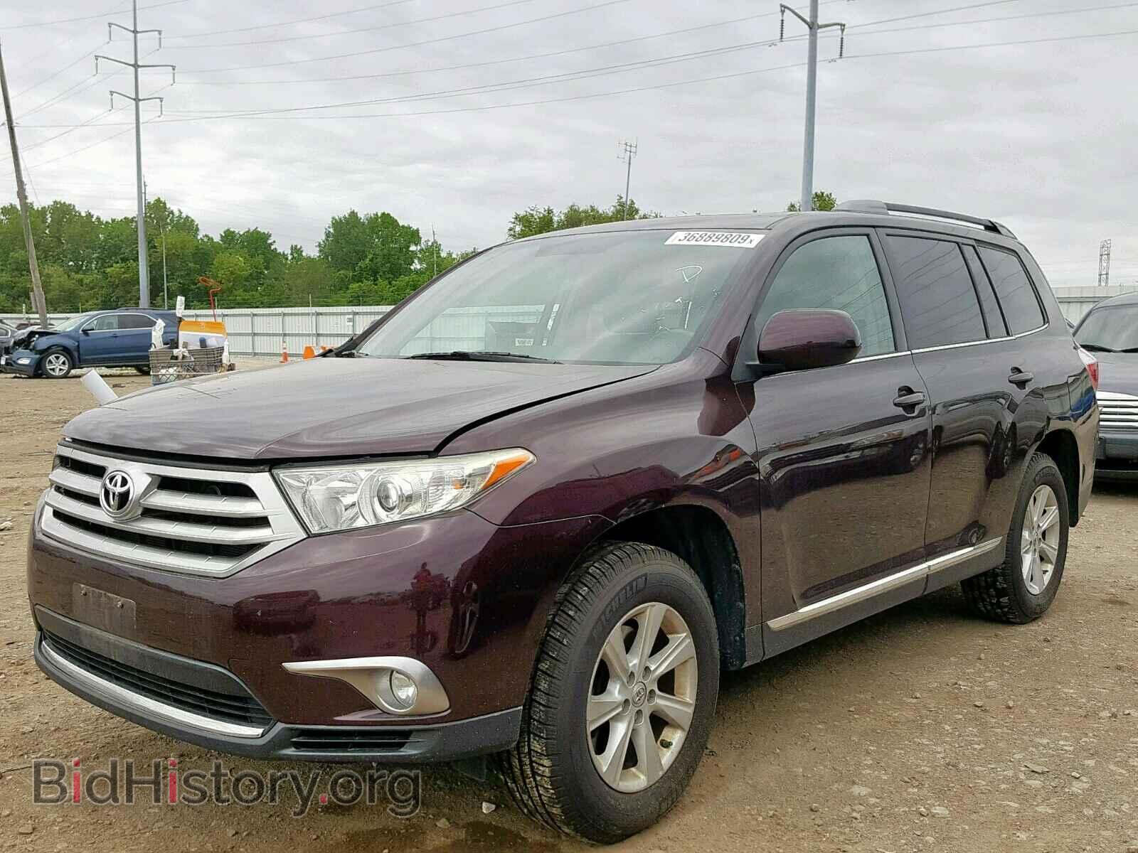 2011 TOYOTA HIGHLANDER - VIN: 5TDBK3EH6BS060903 - Фото 2