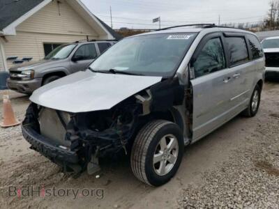 2010 Dodge CARAVAN Grand Cara, серебристый — VIN 2D4RN5D18AR129669, Copart