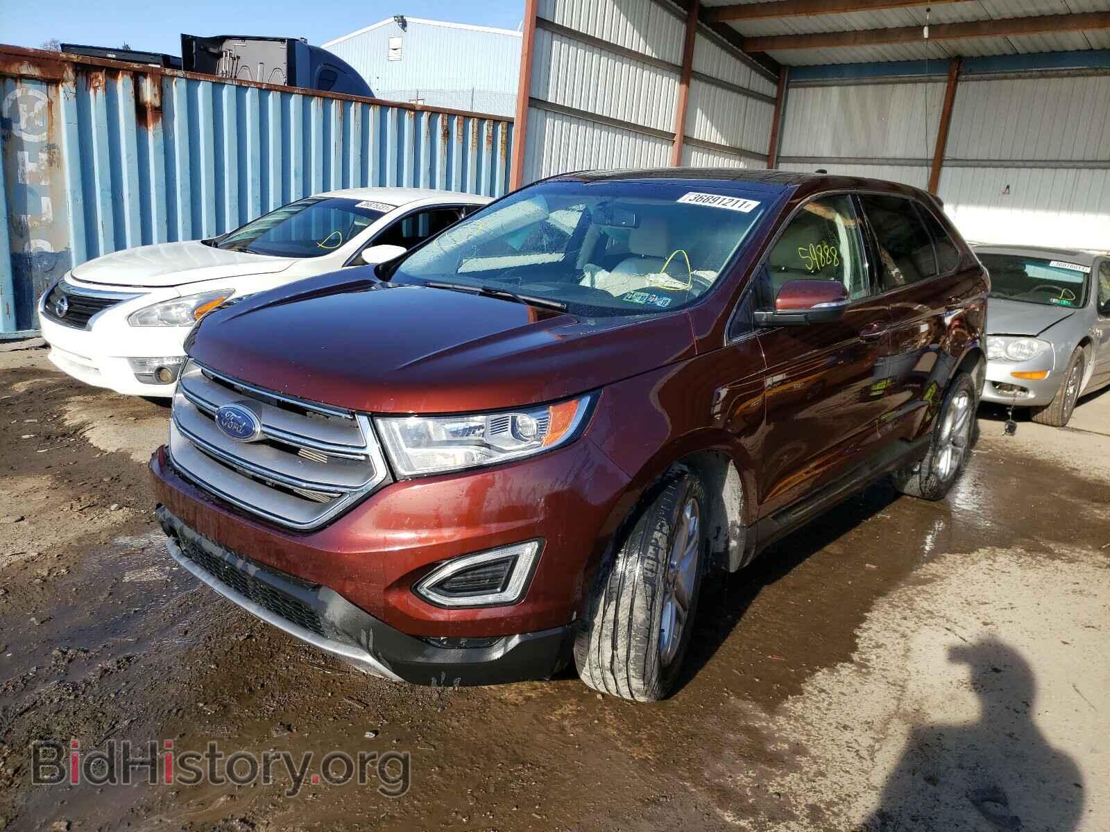 2016 FORD EDGE - VIN: 2FMPK4K88GBC55812 - Фото 2
